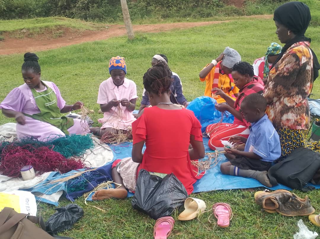 Weaving session