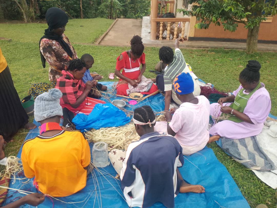 Weaving session