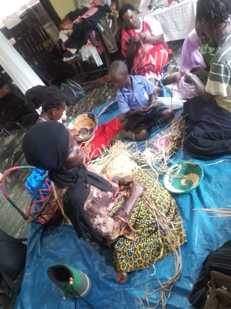 Weaving session